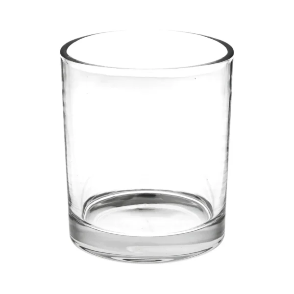 Clear Oxford Style Candle Jar