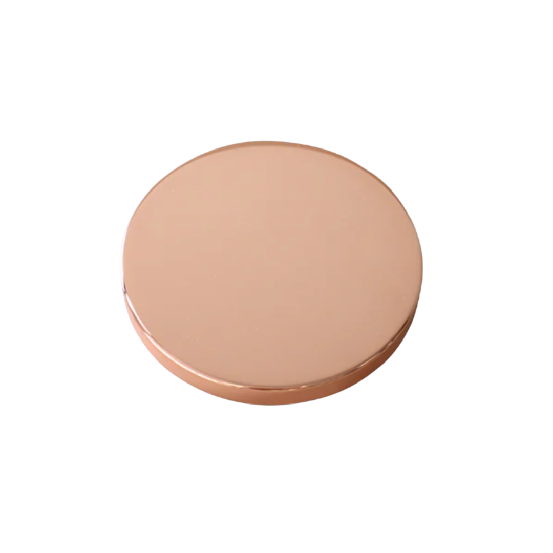 Metal Rim Lid Medium - Rose Gold