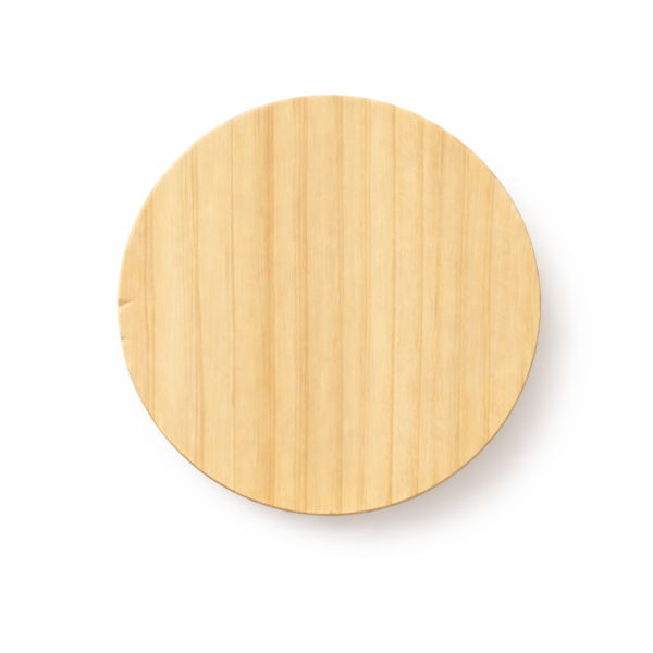 Press Down Lid Large - Wood